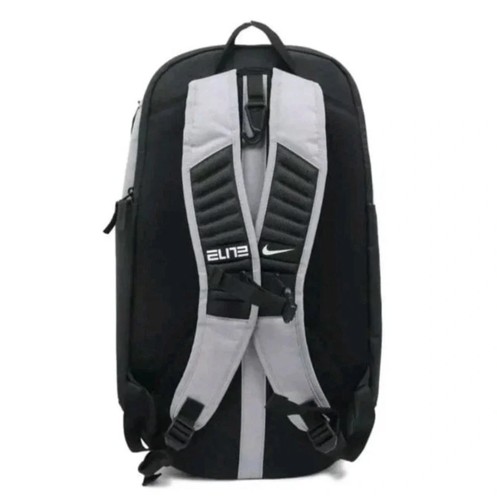 Nike Hoops Elite Pro Basketball Backpack Black Silver Grey New BA5554-012